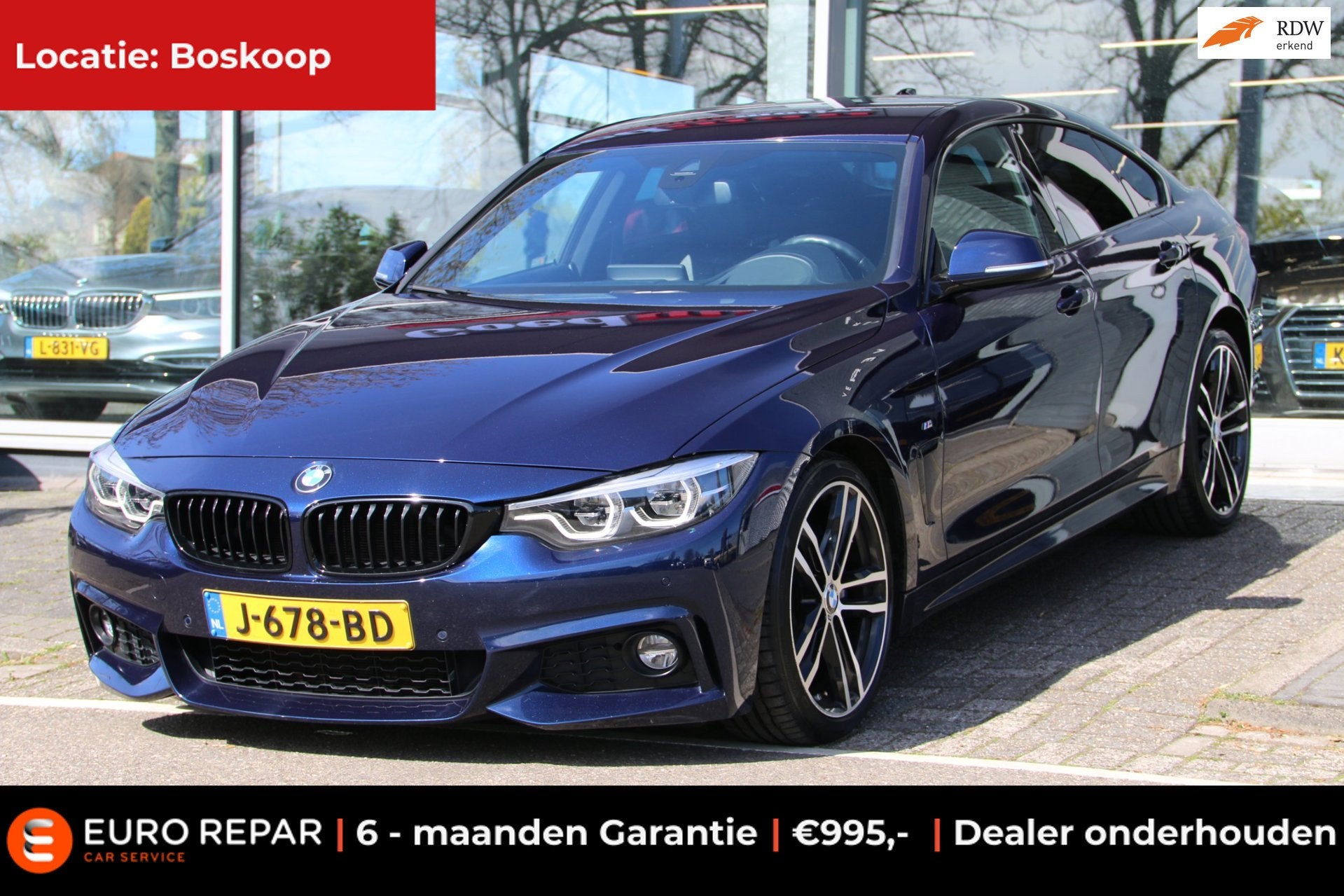 BMW 4-serie Gran Coupé 420i High Executive Edition M-PAKKET, Auto's, Automaat, 1998 cc, Achterwielaandrijving, Gebruikt
