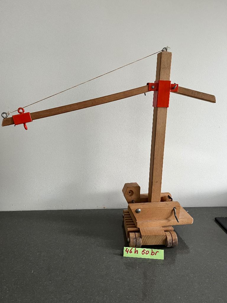Oude houten takelwagen (merk Sliedrecht), Ophalen of Verzenden, Gebruikt
