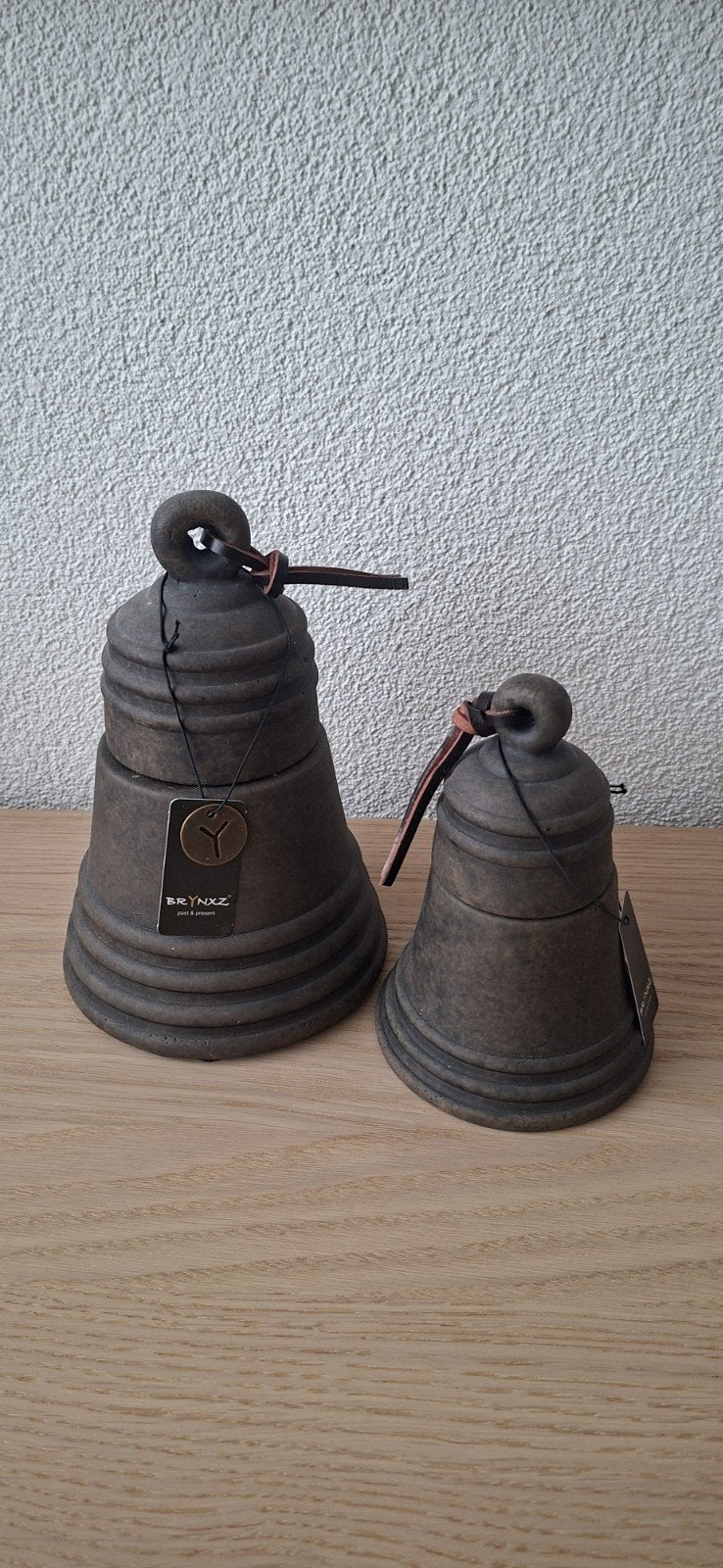 Brynxz Jinglebells tealightcup set Majestic Brown nieuw, Ophalen, Brynxz, Bruin, Waxinelichthouder
