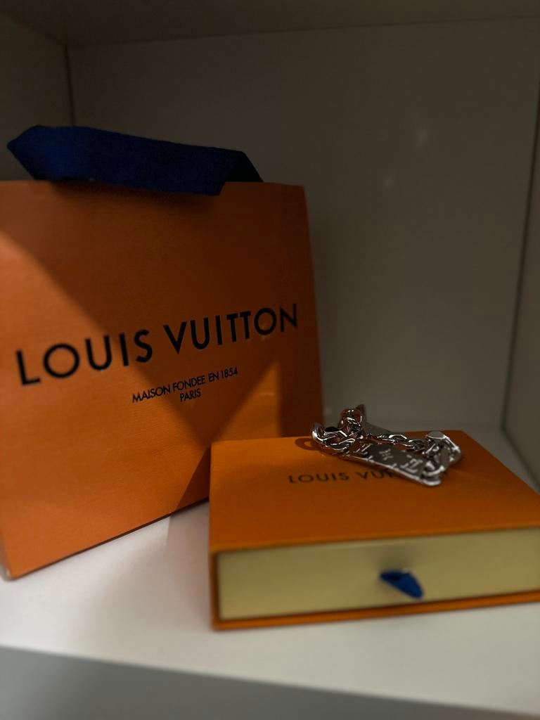 Lv bracelet men, Verzenden, Nieuw, Wit, Zilver