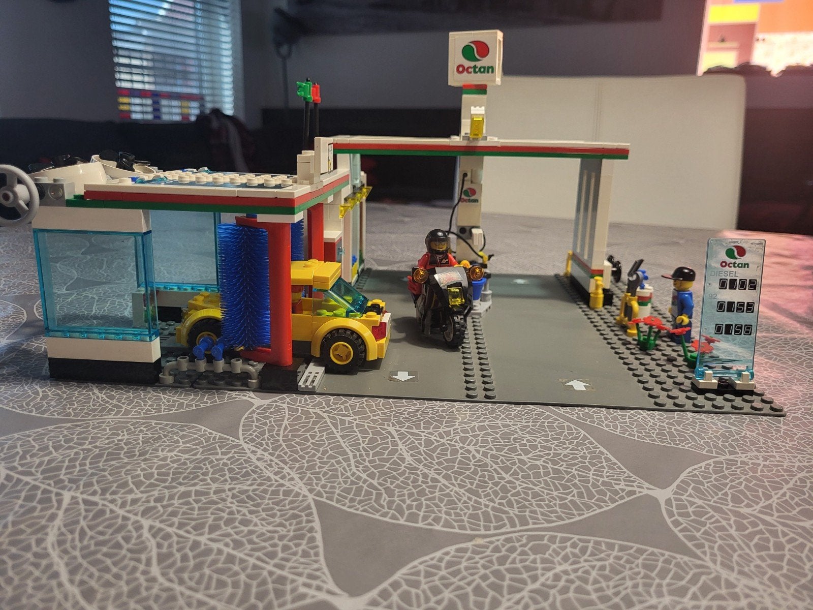 Lego 7993 Octan Tankstation met Carwash en Figuren, Ophalen, Zo goed als nieuw, Overige merken