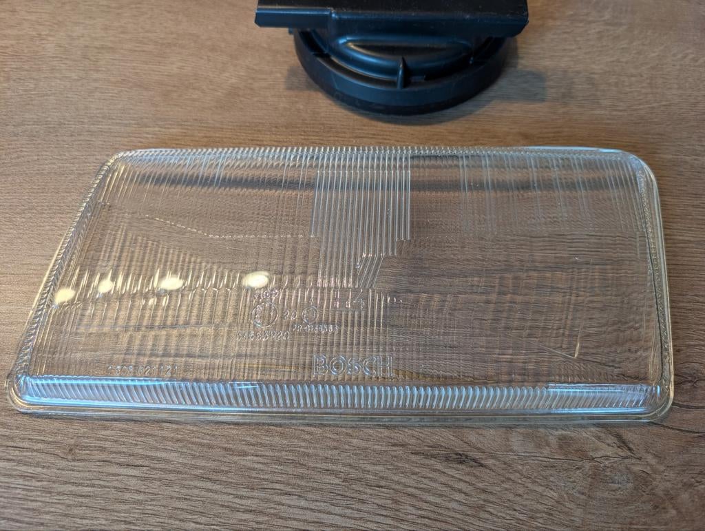 Bosch Koplampglas LINKS Audi 80 B3 met nieuwe afsluitdop, Auto-onderdelen, Ophalen of Verzenden, Gebruikt, Audi
