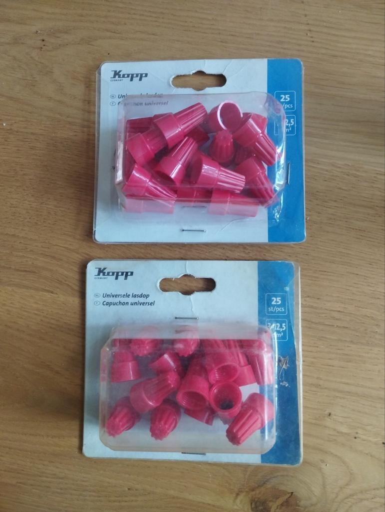 Kopp universele lasdoppen, 2x 25 stuks, Ophalen of Verzenden, Nieuw, Overige typen