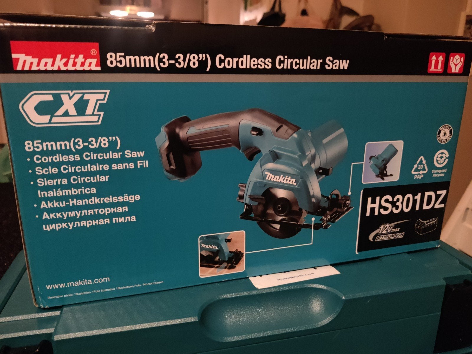 Makita HS301DZ 12V CXT Accu Cirkelzaag 85mm, Minder dan 30 mm, Cirkelzaag, Nieuw, Ophalen of Verzenden
