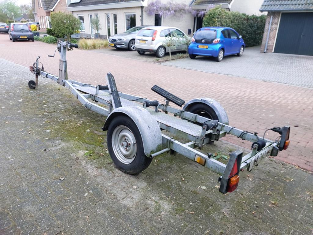 Pega kanteltrailer boottrailer, Watersport en Boten, Boottrailers, Ophalen, Gebruikt, Minder dan 6 meter, Overige typen