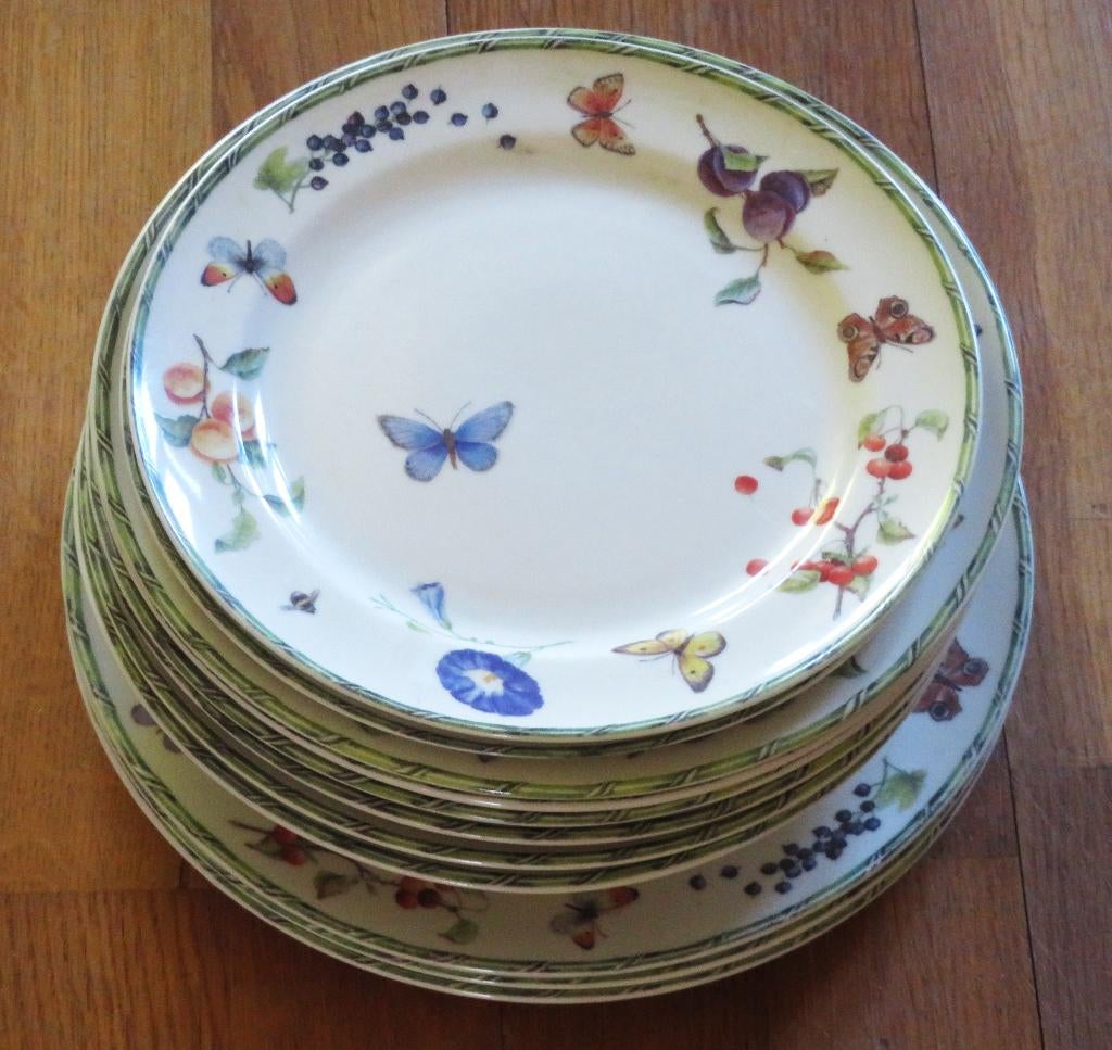 Nog 6 borden Janneke Brinkman ( 6x diep ), Ophalen of Verzenden, Zo goed als nieuw, Bord(en), Wedgwood