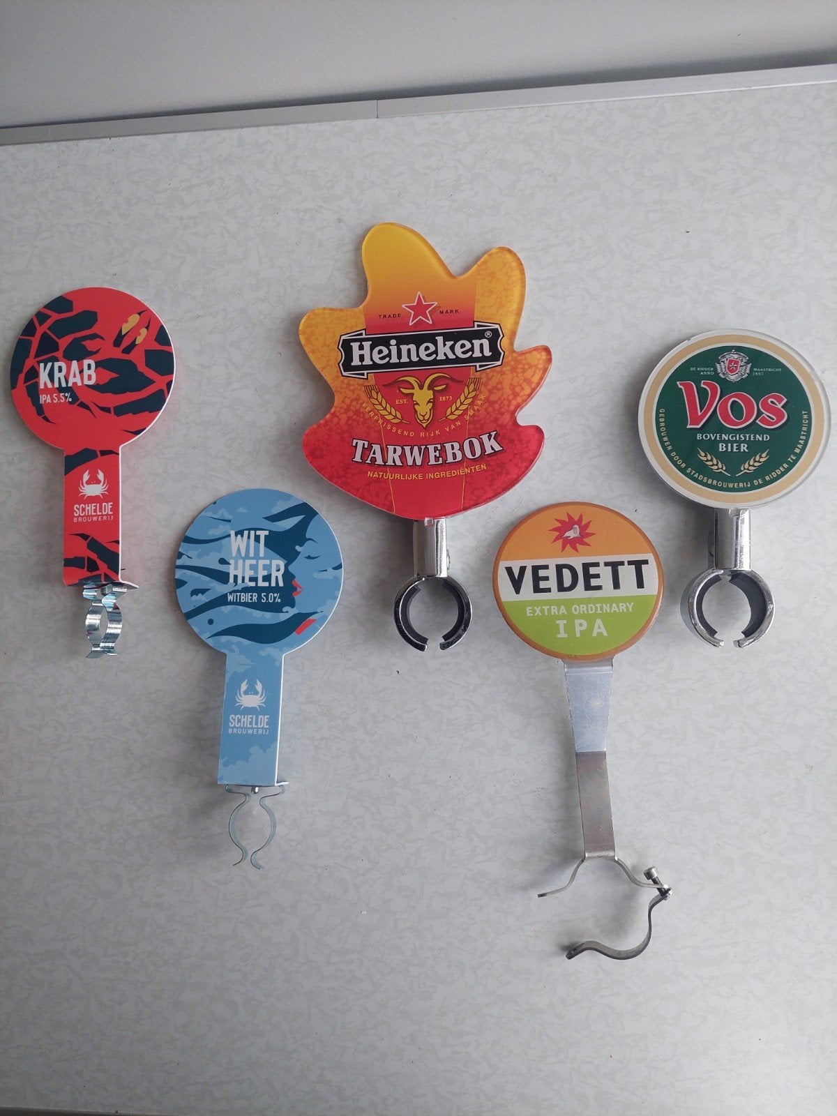 Bier tapruiters van diverse merken, Ophalen of Verzenden, Gebruikt, Overige typen, Heineken
