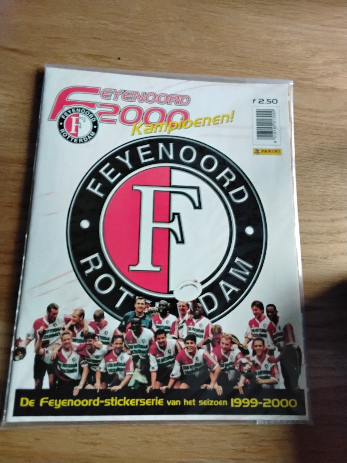 Complete set Panini stickers + leeg album Feyenoord 2000, Ophalen of Verzenden, Zo goed als nieuw, Feyenoord, Poster, Plaatje of Sticker