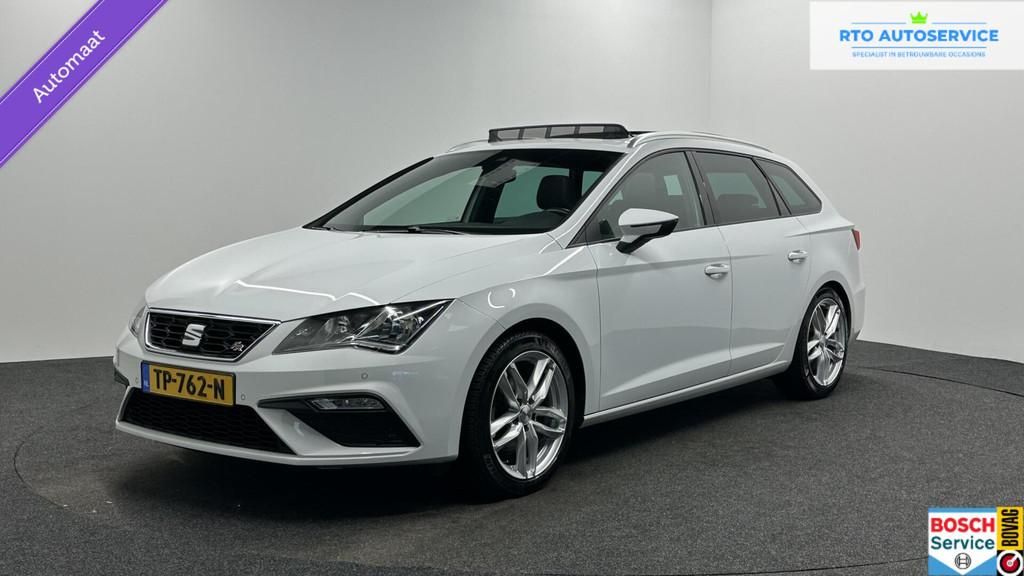 Seat Leon ST 1.5 TSI FR Business Intense PANO CARPLAY NAVI., Auto's, Seat, 4 cilinders, Leon, Leder en Stof, Wit