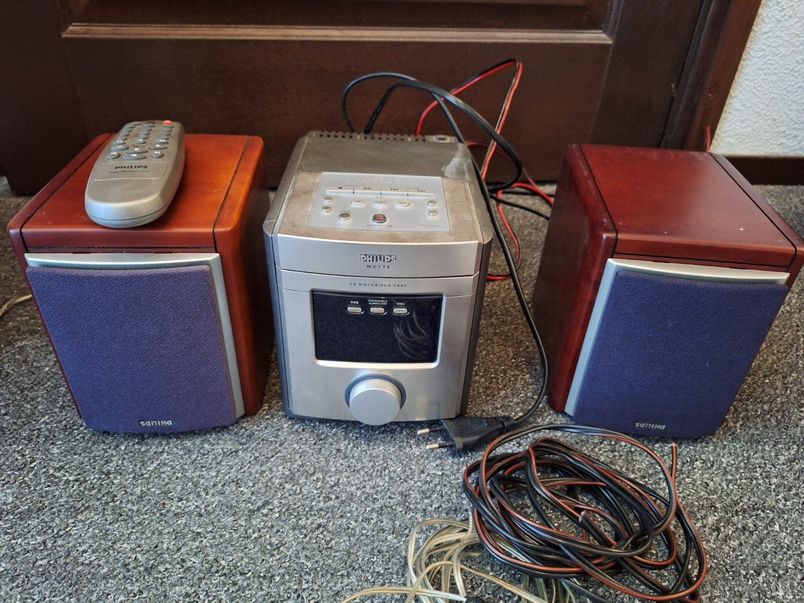 Philips MC175 Microset met CD-speler, Tuner, Speaker en afst, Audio, Tv en Foto, Ophalen, Philips, Gebruikt, Microset