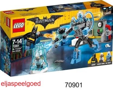 Lego 70901 Batman Movie Mr.Freeze Ice Attack, Lego, Nieuw, Ophalen of Verzenden, Complete set