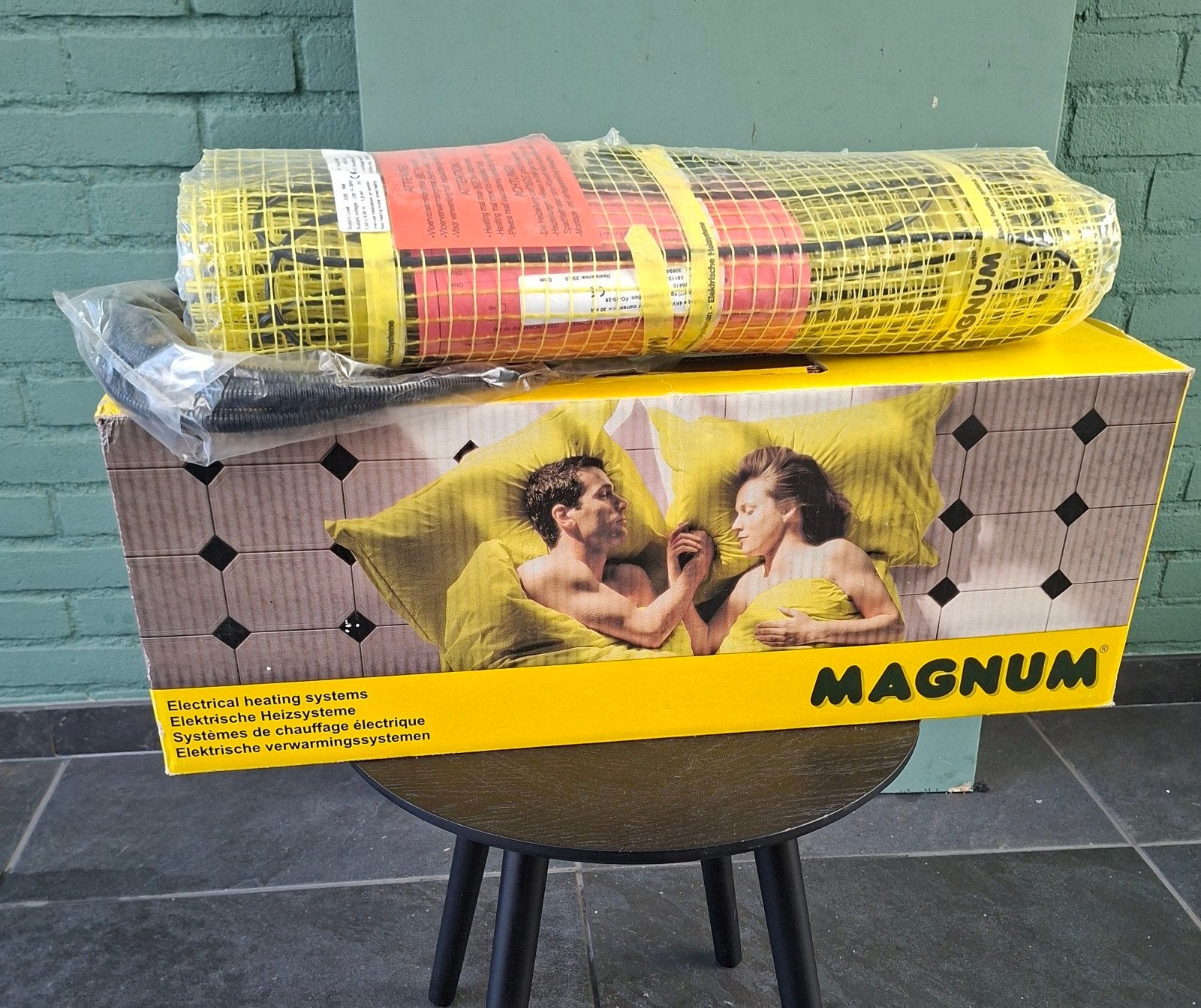 MAGNUM elektrische vloerverwarmingsmat 1,5m² 225W, Ophalen of Verzenden, Nieuw, 200 tot 500 watt, Overige typen