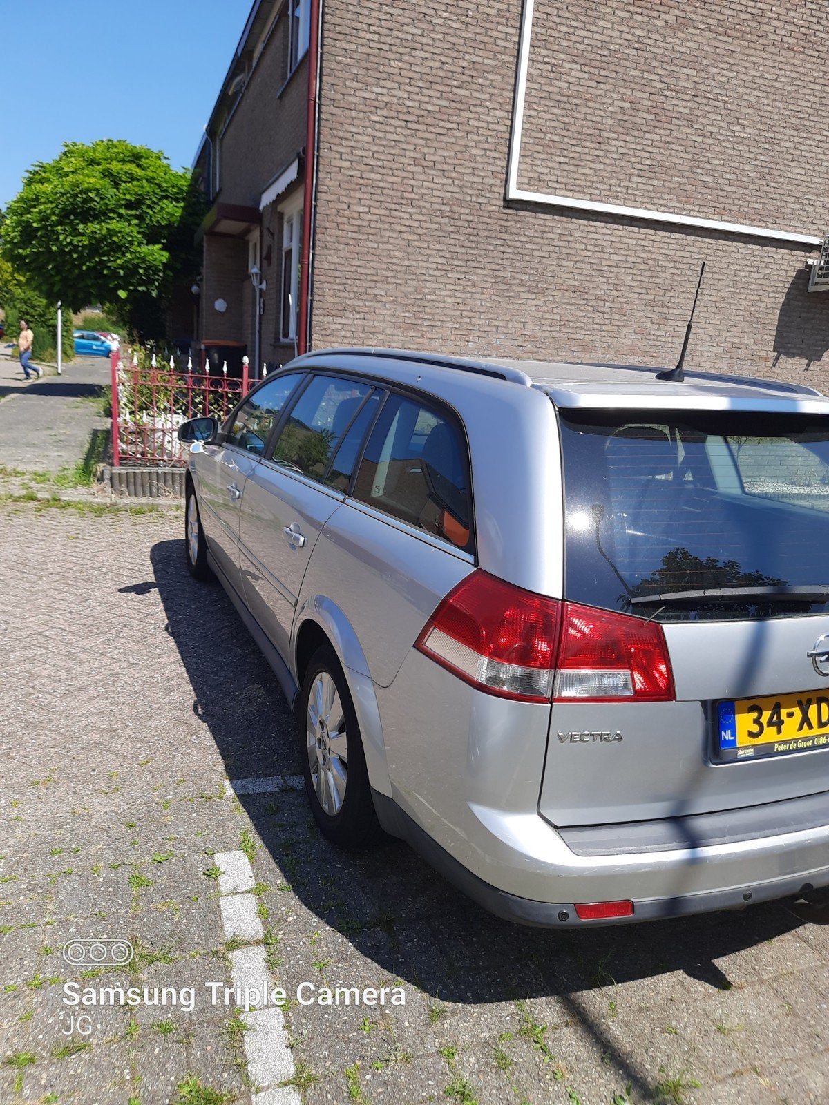 Opel Vectra 1.8 16V St.wgn Easytronic 2007 Grijs, Auto's, Opel, 4 cilinders, 1796 cc, Vectra, Particulier