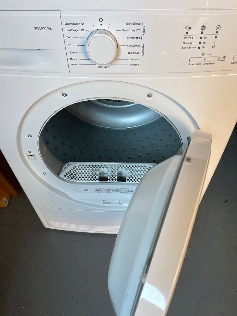 Condensdroger, Ophalen, 6 tot 8 kg, Zo goed als nieuw, Voorlader
