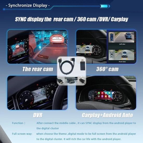 Dashboardmeter – Digitale Kilometerstand – Auto Display, Corvance B.V., Verzenden, Nieuw, Corvancebol@gmail.com