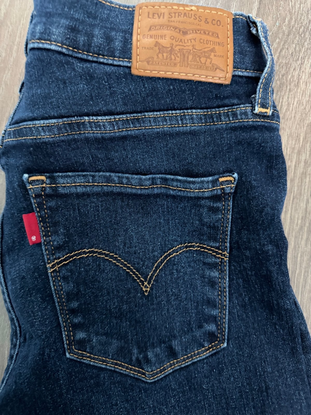 Levi's 720 High Rise Super Skinny Jeans W27 L30, Verzenden, Zo goed als nieuw, Blauw, W27 (confectie 34) of kleiner