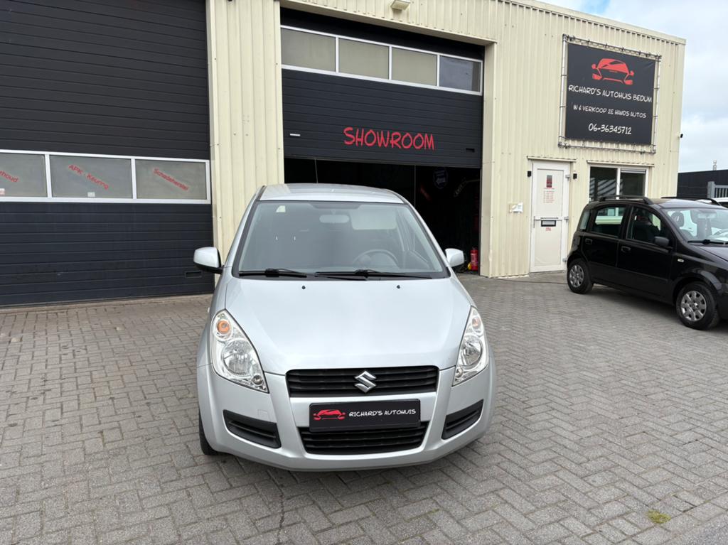 Suzuki Splash 1.0i 2012 , Airco , hoge zit 5 deurs 119.***km, Voorwielaandrijving, Euro 5, Stof, Zwart