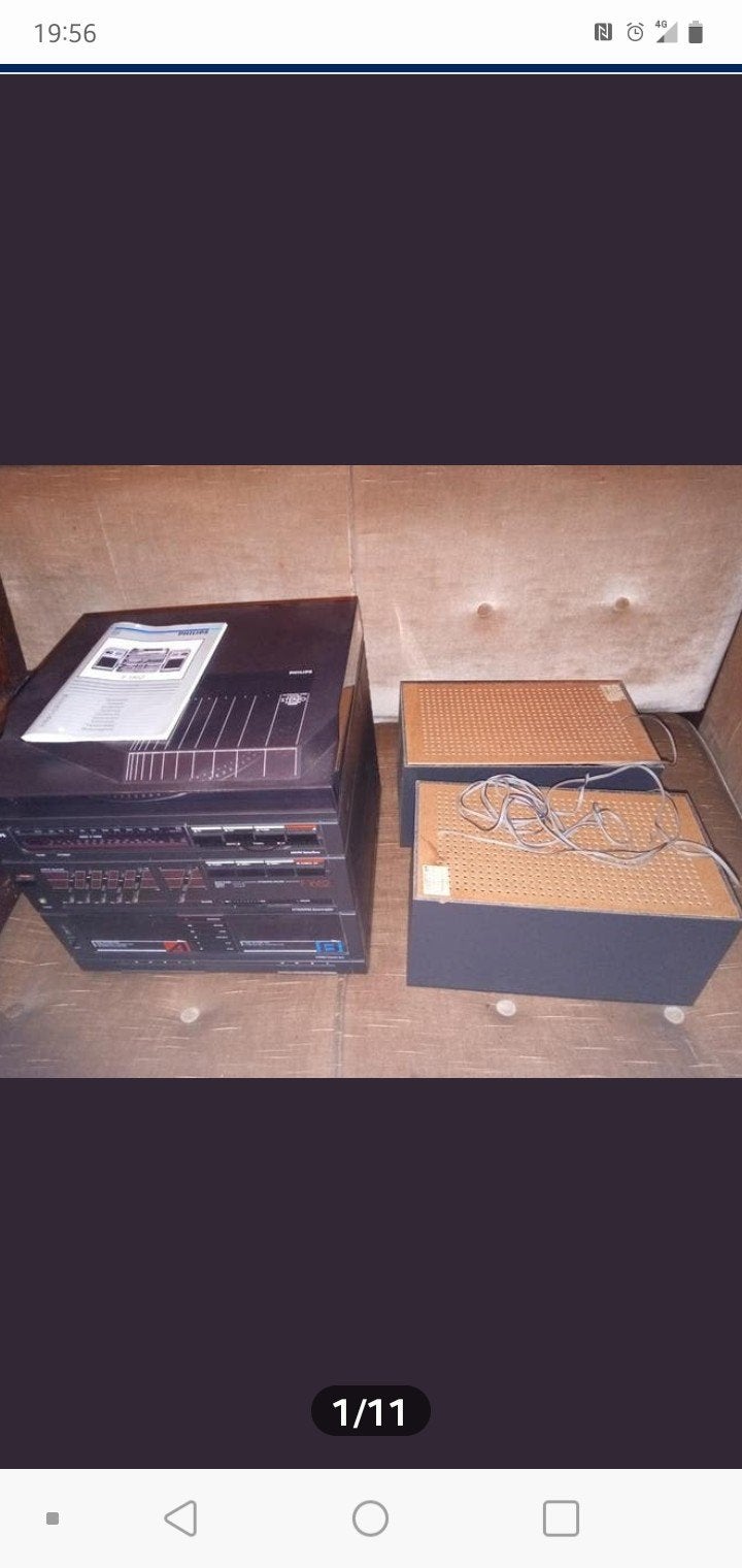 Vintage Philips F1652 stereo combinatie. In gebruikte staat,, Verzamelen, Ophalen