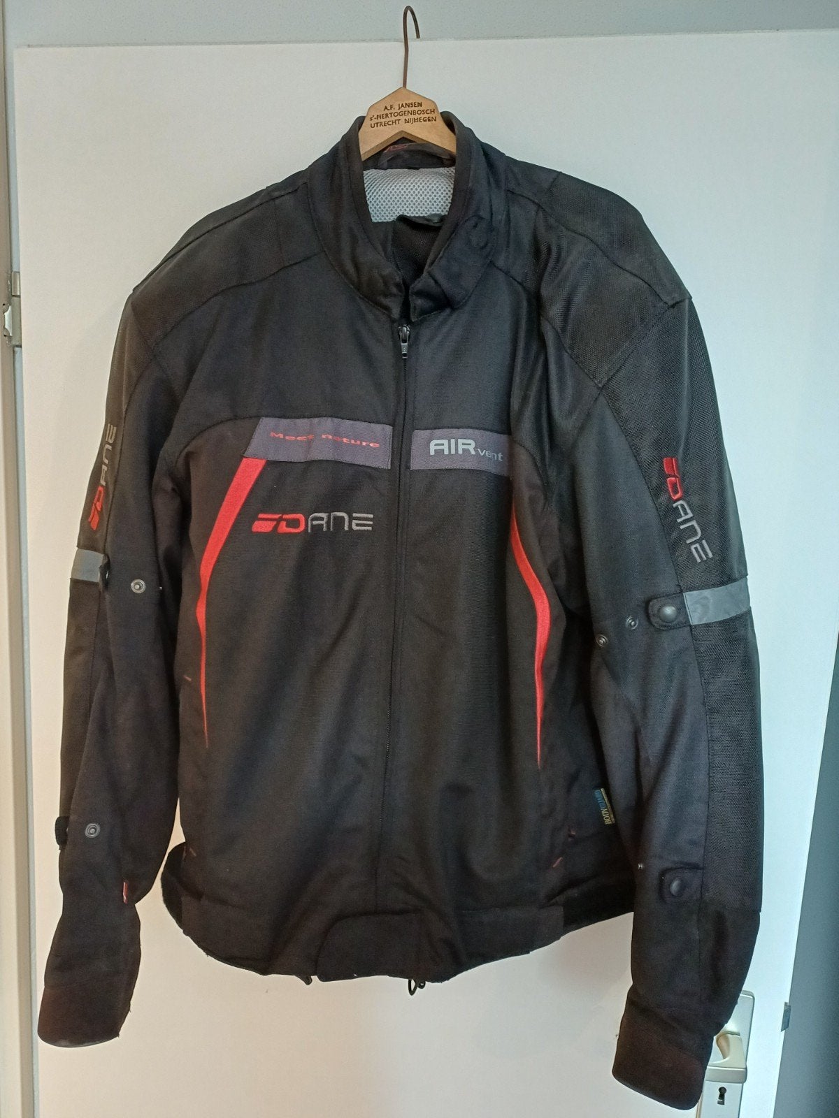 Dane airvent motorjas en -broek (textiel), maat 56., Ophalen, Dane, Tweedehands, Heren