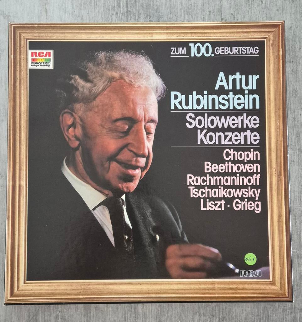 Vinyl verzamelbox: Artur Rubinstein Solowerke Konzerte, Ophalen of Verzenden, Romantiek, Gebruikt, Orkest of Ballet