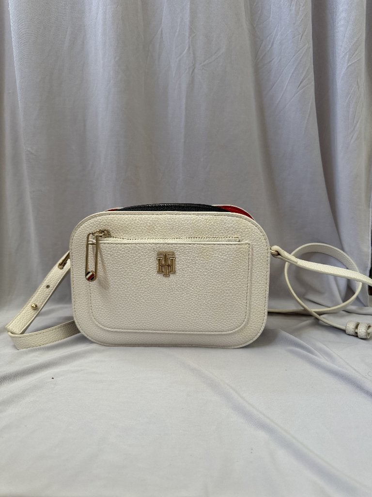 Tommy Hilfiger tas, Verzenden, Gebruikt, Wit, Handtas
