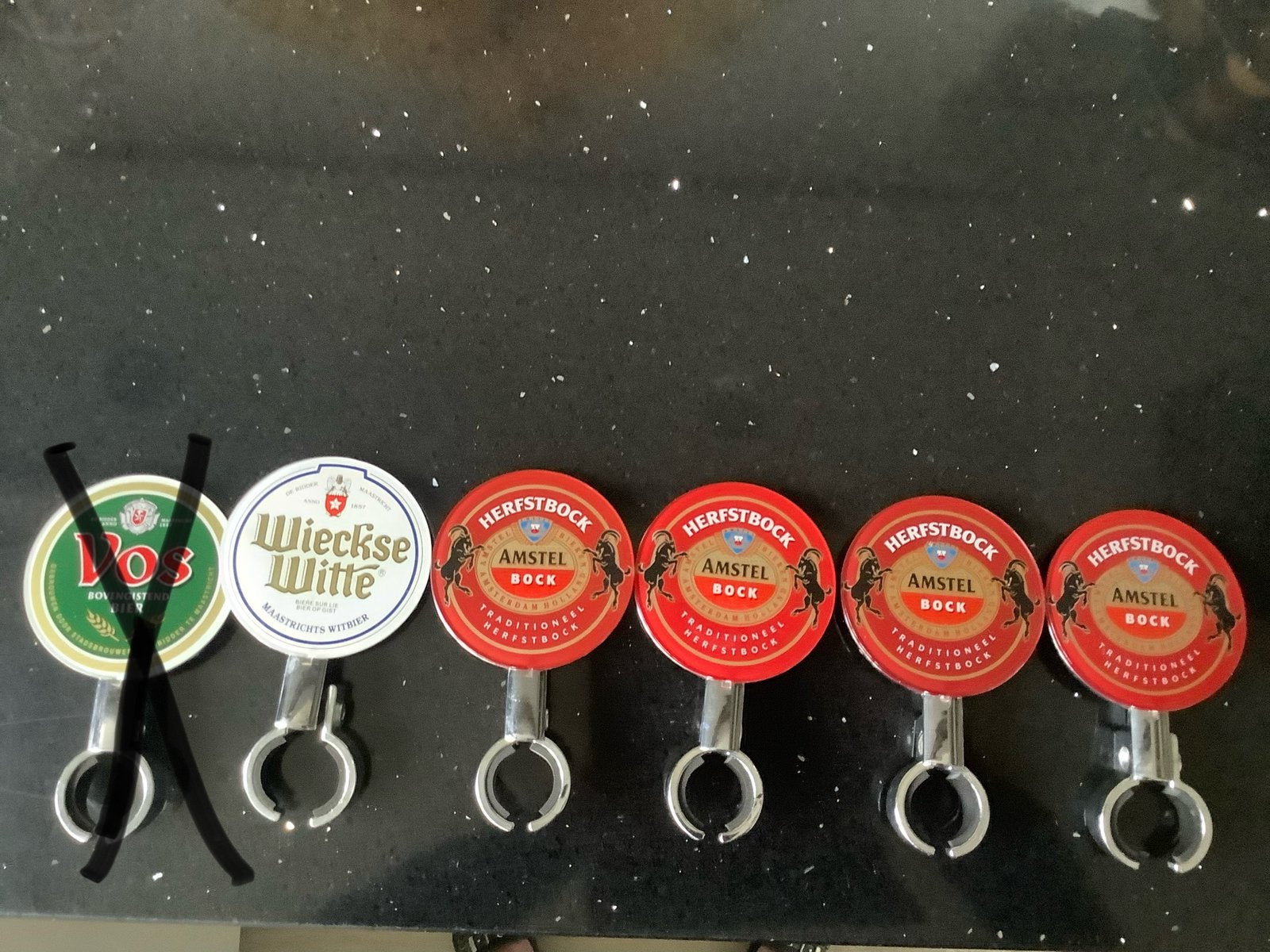 Diverse soorten bierruiters (5) biertapkranen, Verzamelen, Ophalen of Verzenden, Nieuw, Overige typen, Overige merken