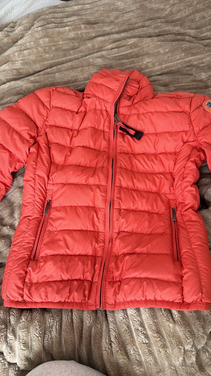 Parajumpers jas, oranje, maat 10 (S), Ophalen of Verzenden, Gedragen, Maat 36 (S), Oranje