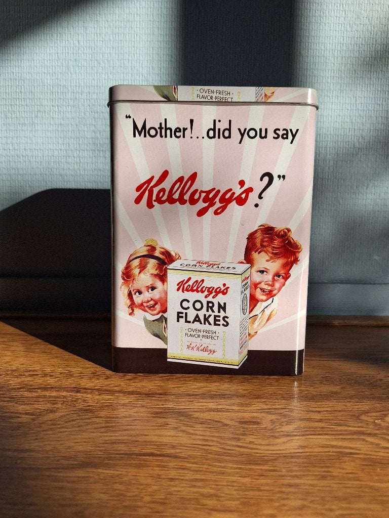 Kellogg's Corn Flakes Blik, Ophalen of Verzenden, Zo goed als nieuw, Overige