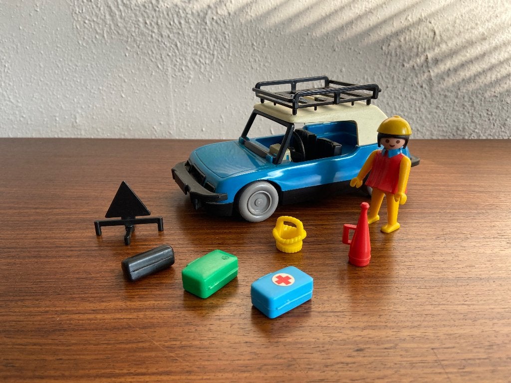 Playmobil 3210 vrouw met auto, Kinderen en Baby's, Speelgoed | Playmobil, Gebruikt, Complete set, Voertuig, Ophalen of Verzenden