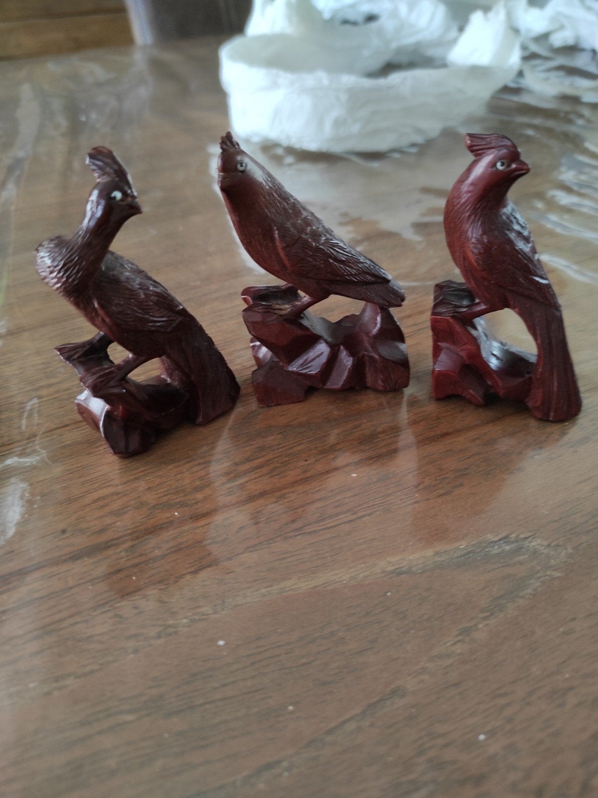 3 vogelbeeldjes, Verzamelen, Beelden en Beeldjes, Ophalen of Verzenden, Dier
