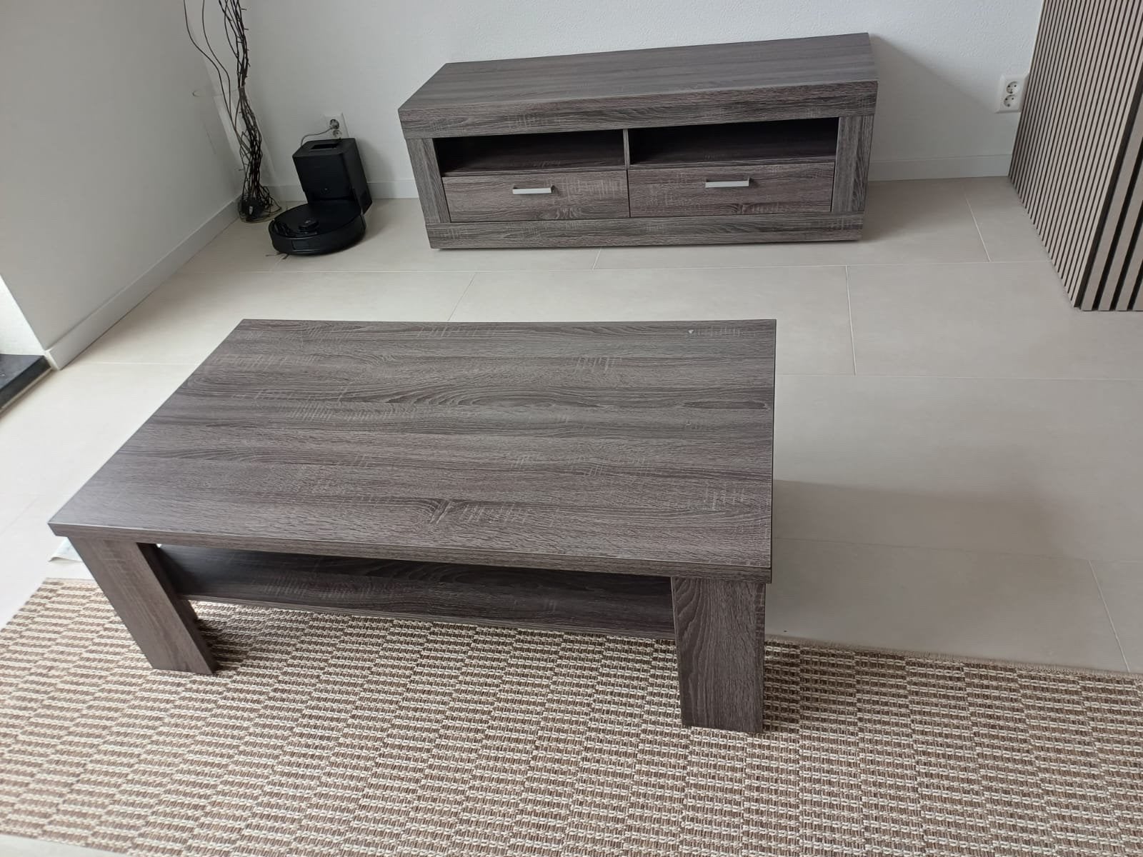 Tv meubel + salontafel, Ophalen