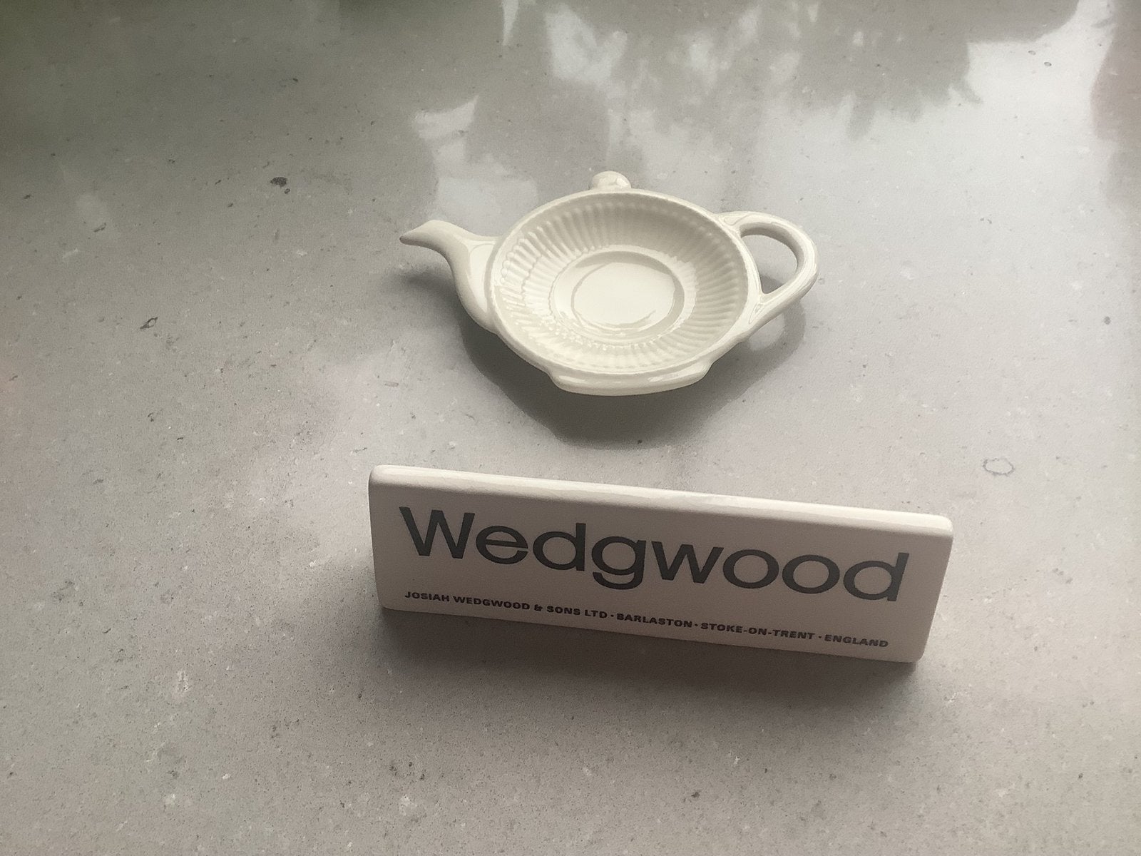 7 Theetipjes in de vorm van een theepotje WEDGWOOD EDME, Ophalen of Verzenden, Zo goed als nieuw, Wedgwood