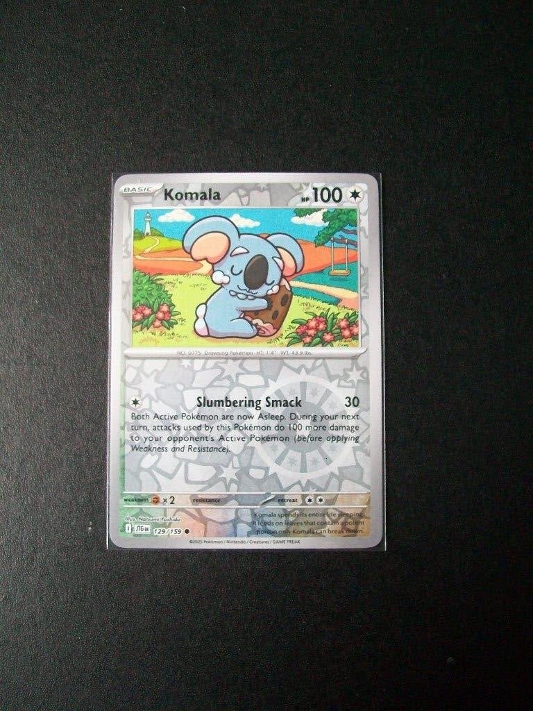 2431. Nieuwe Pokemon Kaart Holofoil KOMALA HP100 (129/159), Verzenden, Nieuw, Losse kaart, Foil