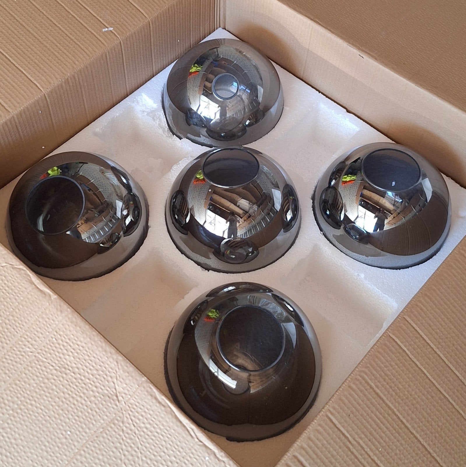Hanglamp bollen Glazen Globes, Ophalen, Nieuw, Overige fittingen, Glas