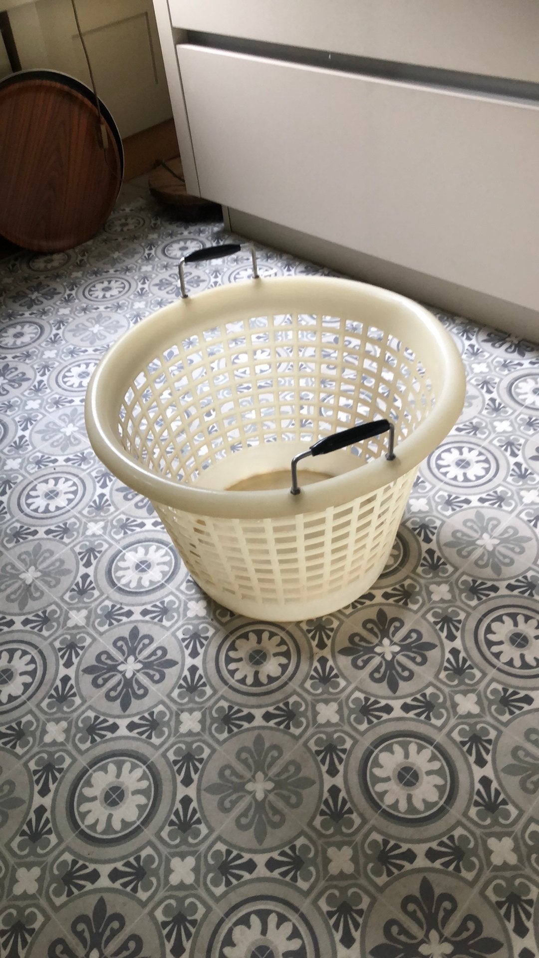 Vintage wasmand, Ophalen of Verzenden, Gebruikt