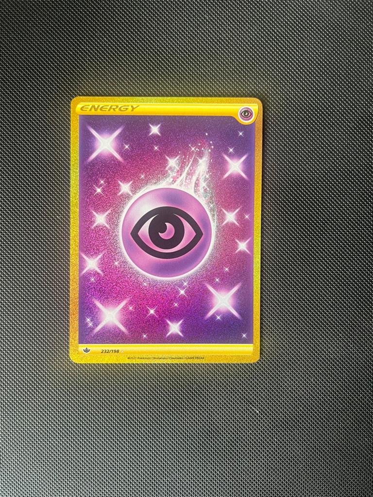 Psychic energy #232 gold card chilling reign, Ophalen of Verzenden, Nieuw, Losse kaart, Foil
