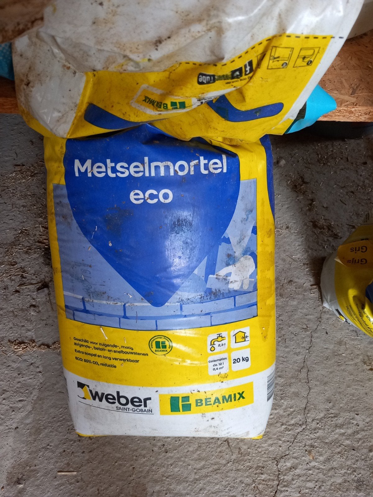 Weber Beamix Metselmortel eco 20 kg, Ophalen, Nieuw, Overige typen