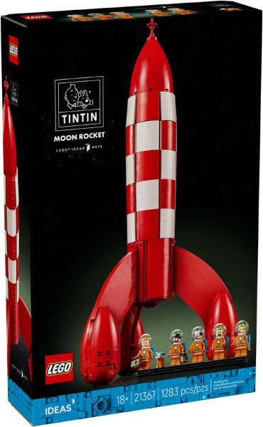 Lego | Ideas | Tintin maanraket | 21367, Lego, Nieuw, https://legohouse.com/en-gb/info/contact-us/, Ophalen of Verzenden