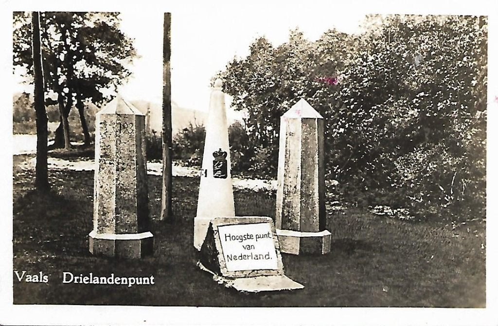Vaals- -Drielandenpunt., Verzamelen, Verzenden, 1940 tot 1960, Gelopen, Limburg