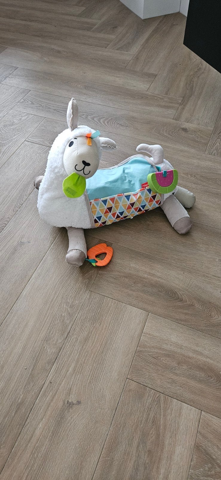Fisher-Price lama speelkleed/babygym, Kinderen en Baby's, Speelgoed | Babyspeelgoed, Ophalen, Zo goed als nieuw, Speelkleed