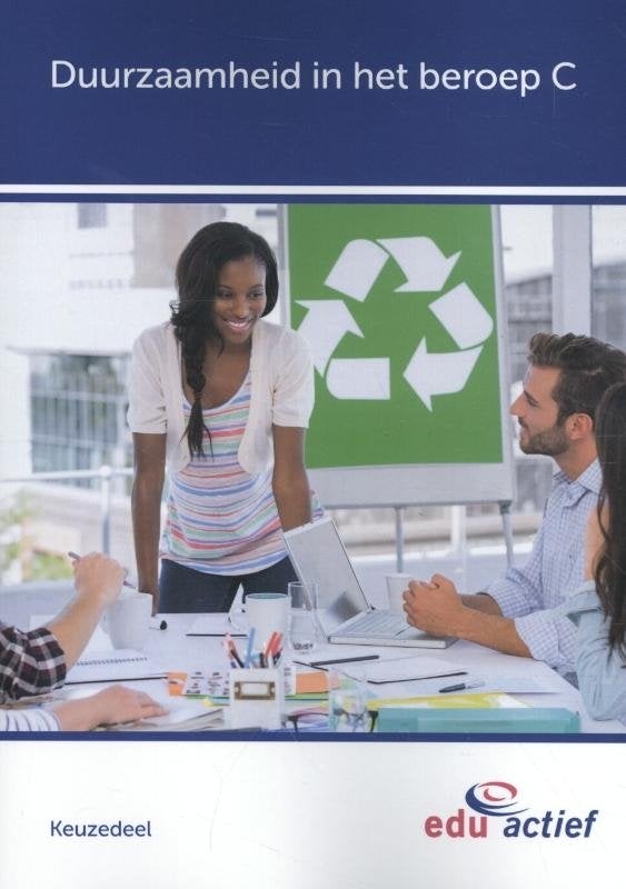Duurzaamheid in het beroep C - Keuzedeel Edu Actief, Ophalen of Verzenden, Zo goed als nieuw, MBO