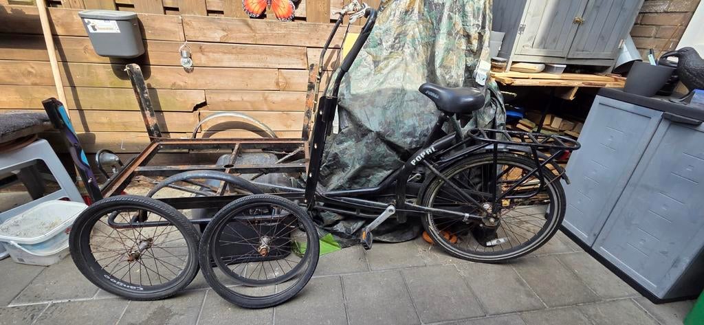 Te koop: Popal 3-wiel bakfiets / transportfiets, Ophalen, Gebruikt, Goederen