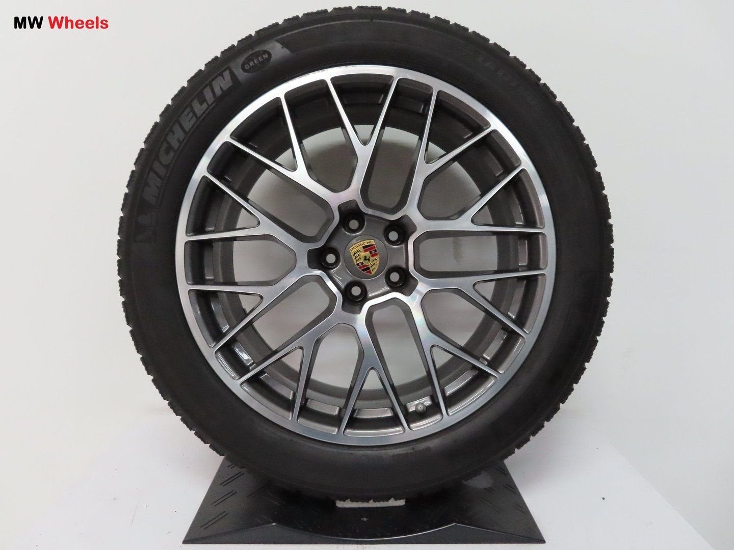 Porsche 20 inch Origineel velgen Macan Spyder winterbanden, Gebruikt, -, -, Banden en Velgen