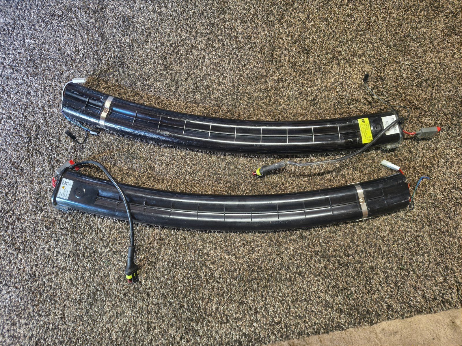 2x banaan accu ion, Fietsen en Brommers, Fietsaccessoires | Fietsaccu's, Ophalen of Verzenden, Gebruikt
