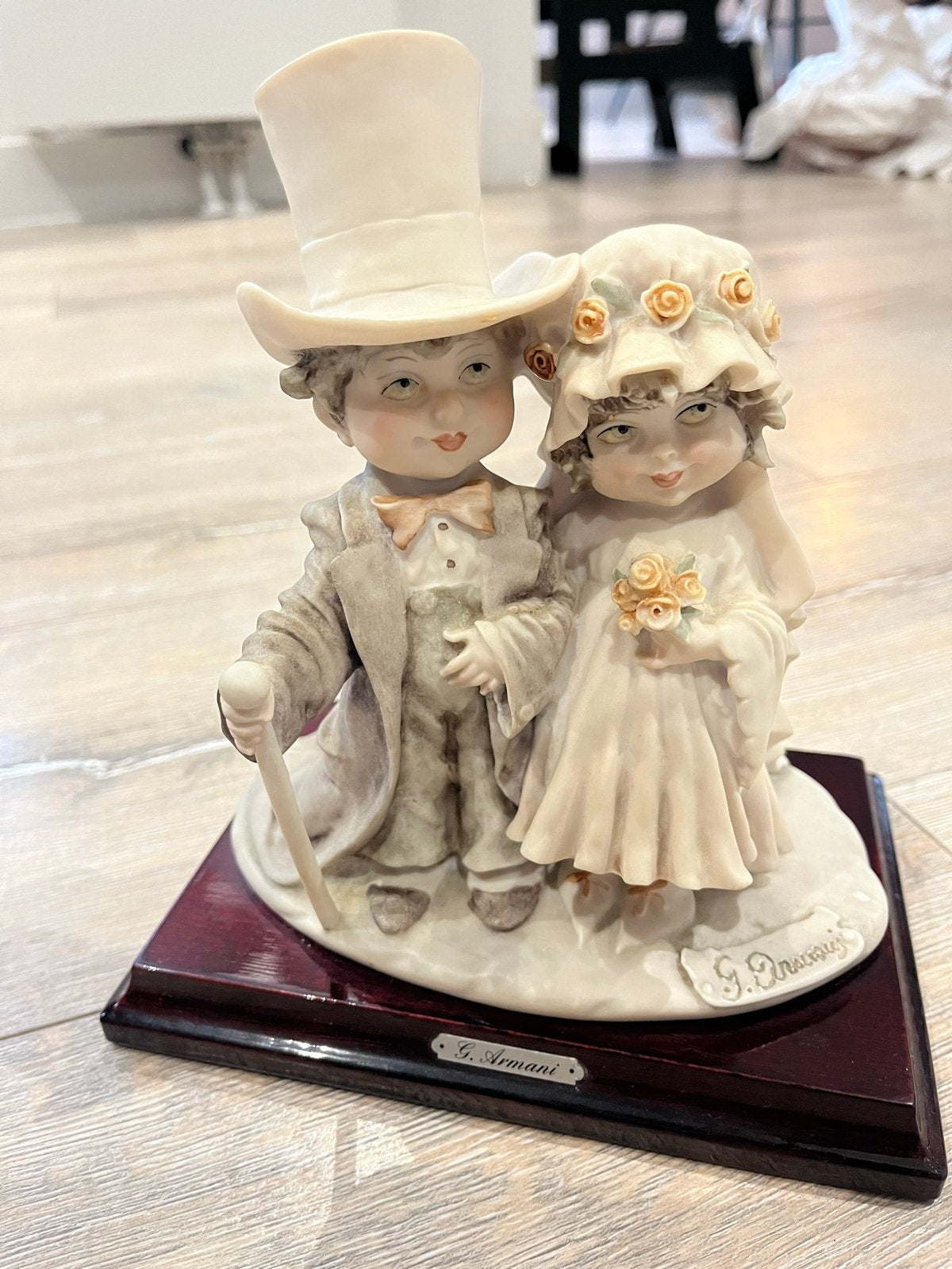 Giuseppe Armani Beeldje Bruidspaar weddingday, Ophalen, Zo goed als nieuw, Mens