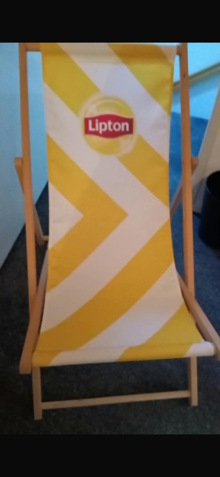 Lipton ice tea strandstoel, Ophalen, Zo goed als nieuw