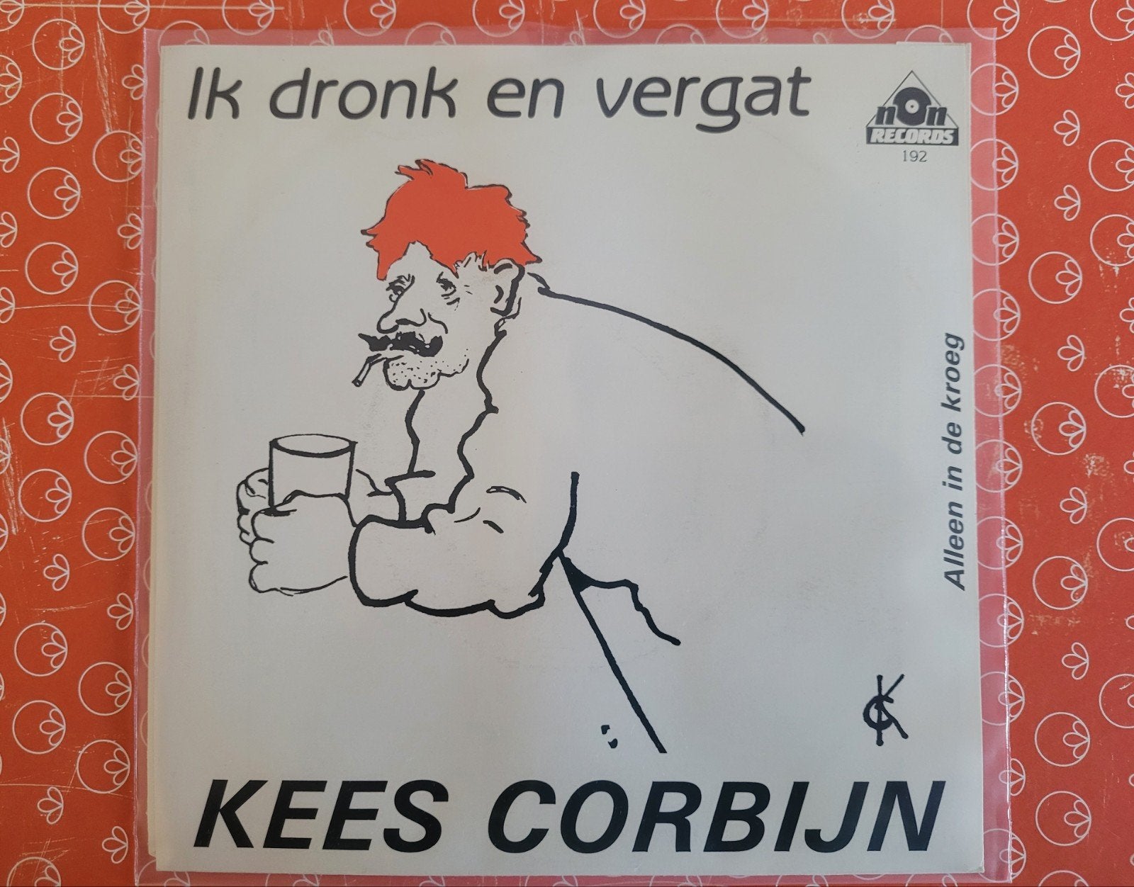 Kees Corbijn - Ik dronk en vergat, Ophalen, Zo goed als nieuw, Overige formaten, Levenslied of Smartlap
