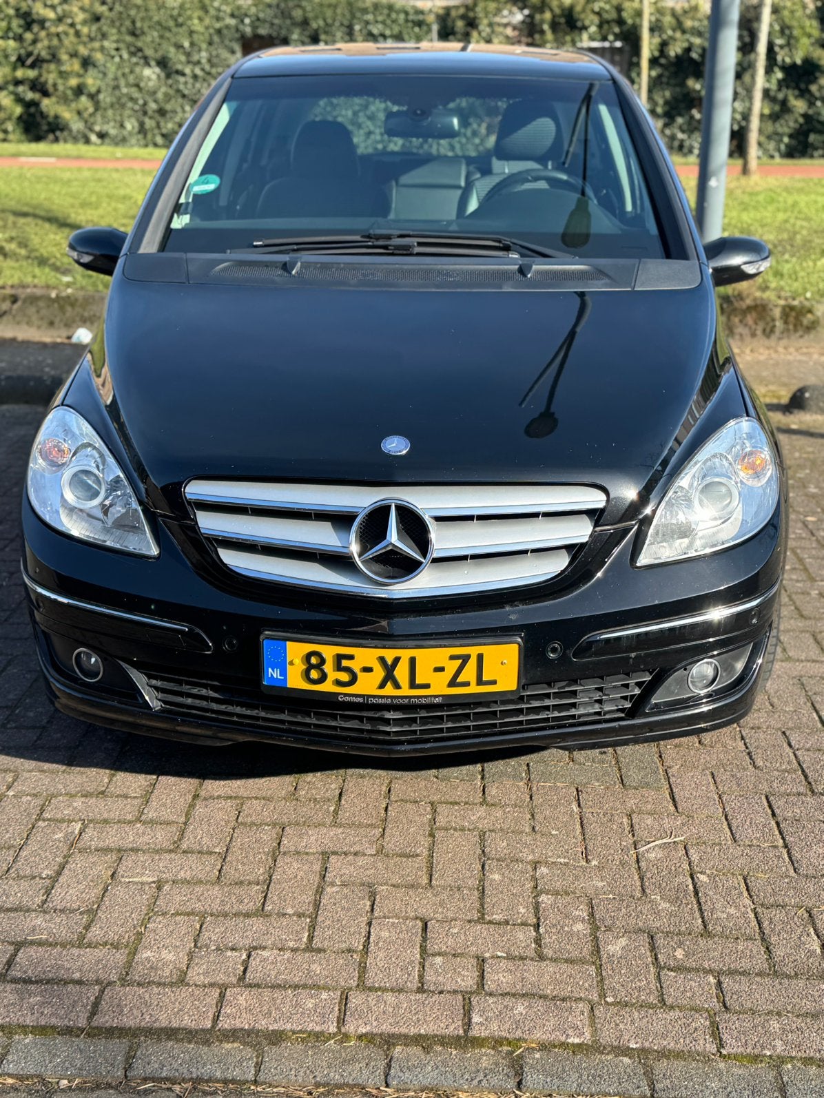 Mercedes-Benz B-Klasse 1.5 B150 5DRS 2007 btw youngtimer, 1498 cc, Leder en Stof, Zwart, 14 km/l