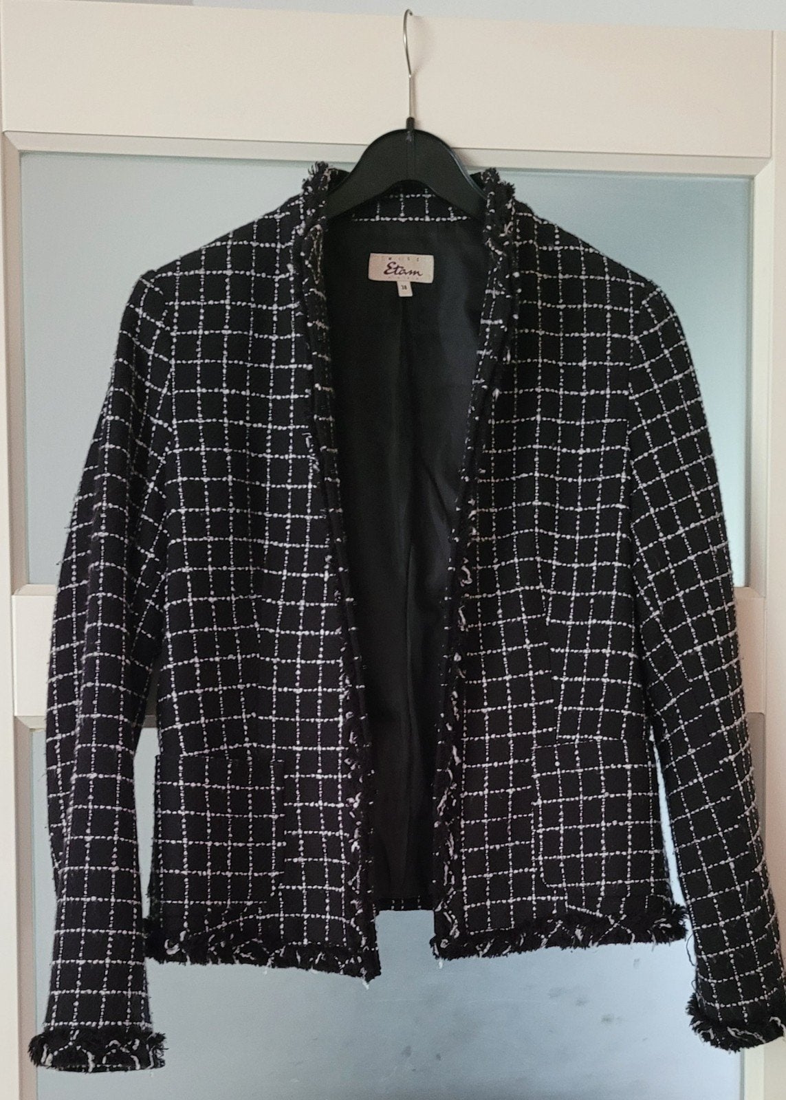 miss etam colber jasje, Kleding | Dames, Maat 38/40 (M), Zwart, Ophalen of Verzenden, Jasje