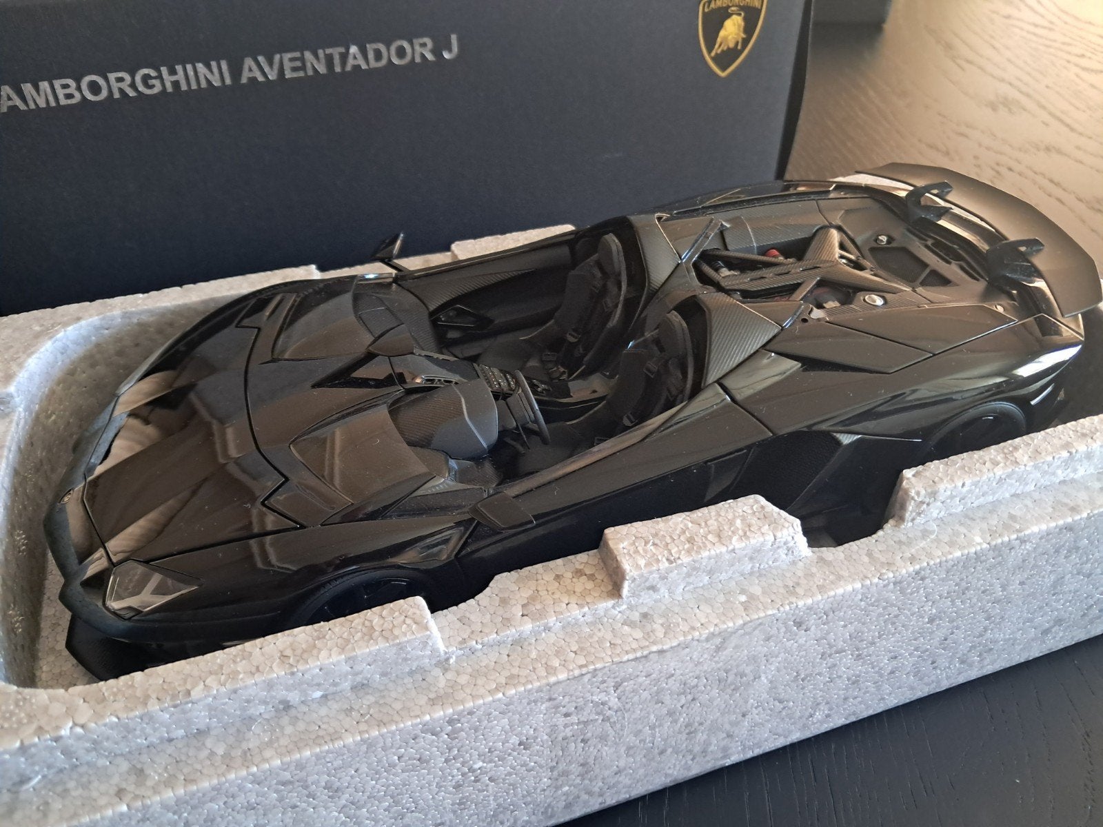 Lamborghini Aventador J Autoart Signature, Ophalen of Verzenden, Zo goed als nieuw, Auto, Autoart